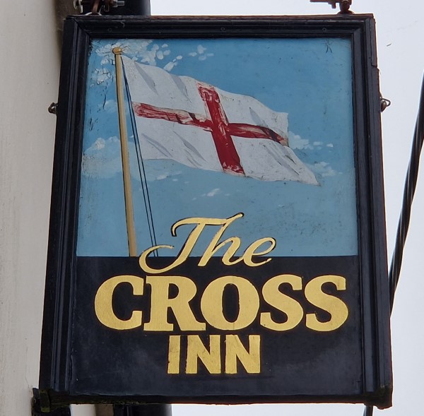 The Cross Inn at Great Bromley's pub sign
