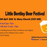 Little Bentley Beer Festival advert