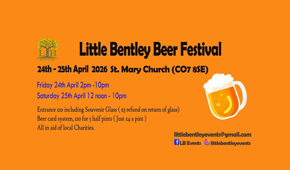 Little Bentley Beer Festival advert
